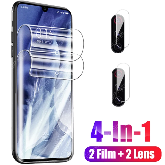 4In1 Screen Protective Hydrogel Film For Xiaomi Mi A3 A1 A2 5X 6X A 1 2 3 Mia1 Mia2 Mia3 Mi5x Mi8 Lite Camera Protector No Glass 1