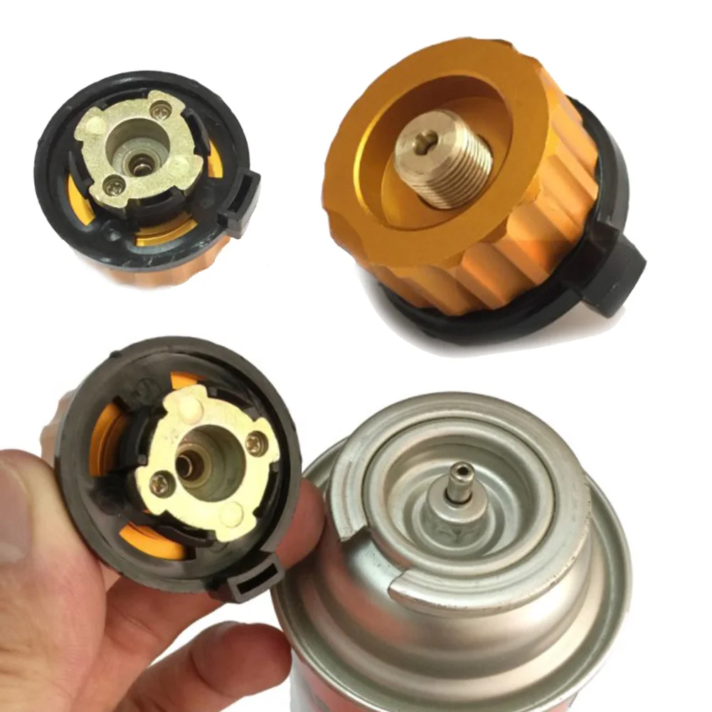 

Outdoor Camping Hiking Stove Conversion Connector Split Gas Furnace Converter Head Stove Tank Gas Bottle Adapte Tools