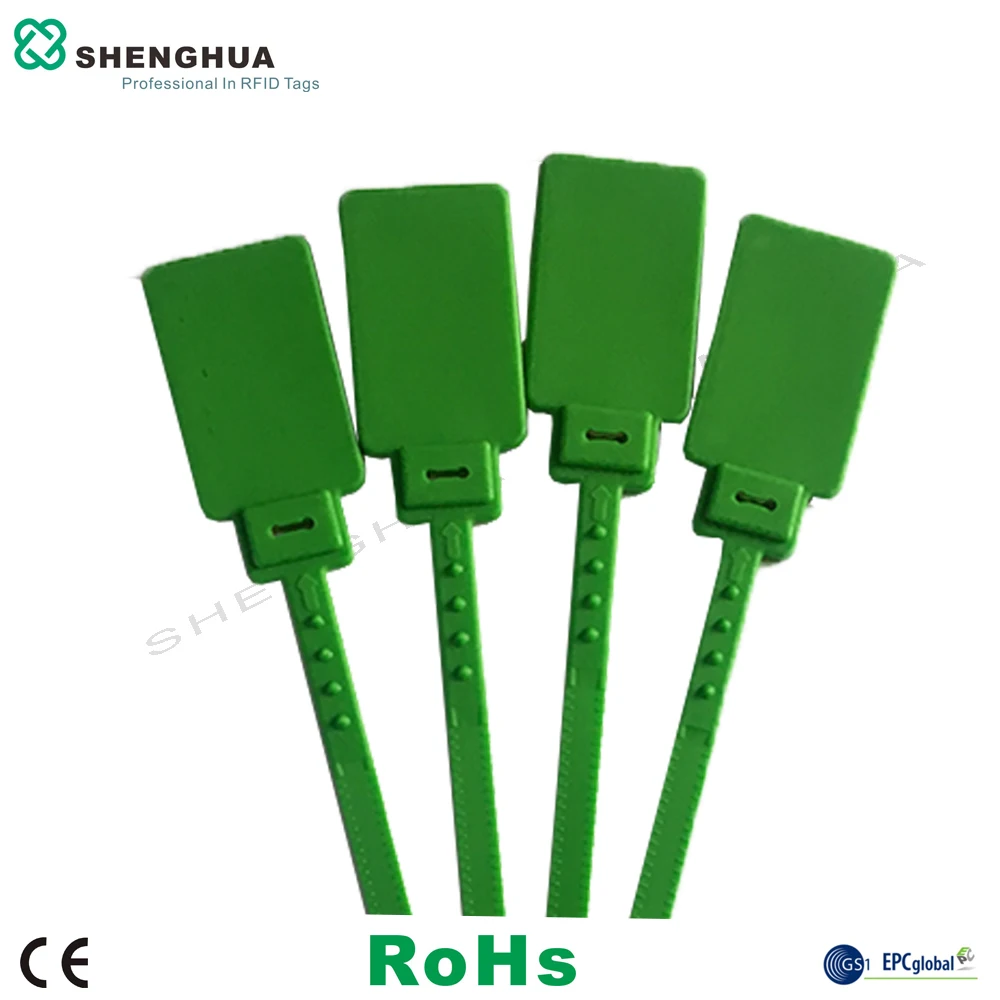 100pcs/bag Disposable smart seal tag RFID steel zip tie cable tag for cargo container tracking security access control