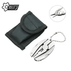 Многофункциональные плоскогубцы, складной миниатюрный зажим, уличный походный инструмент, карманный Мультитул, нож