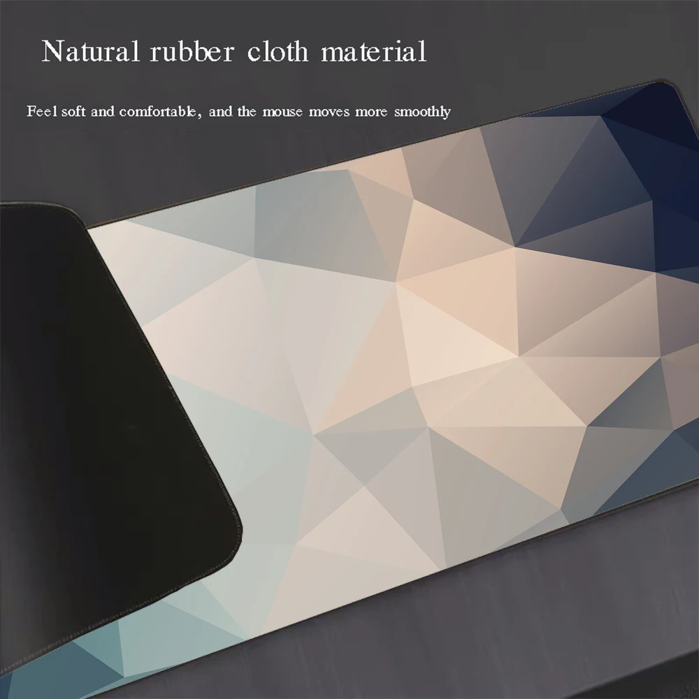 mauriige mousemats player polygon large mouse pad game office desk mat top quality suitable for CSGO Yuanshen impact | Компьютеры и
