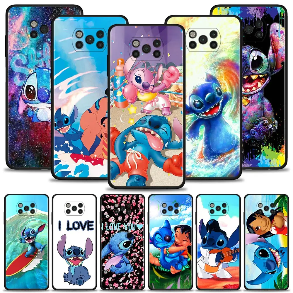 

Милые забавные Ститч чехлы для Xiaomi Poco X3 Pro X3 NFC F3 GT F1 M3 Pro