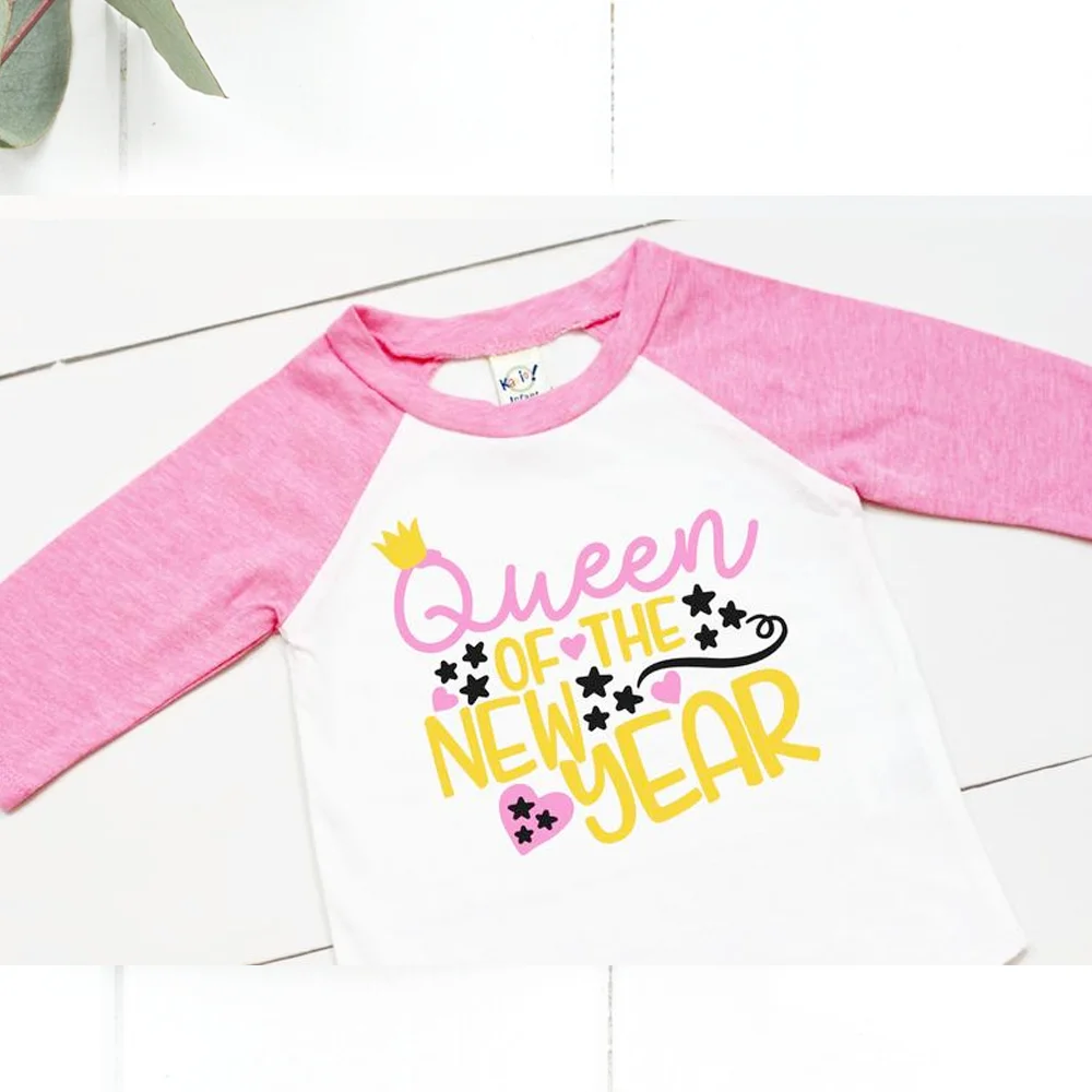 Персонализированная рубашка Королева Нового года Новогодняя для малышей