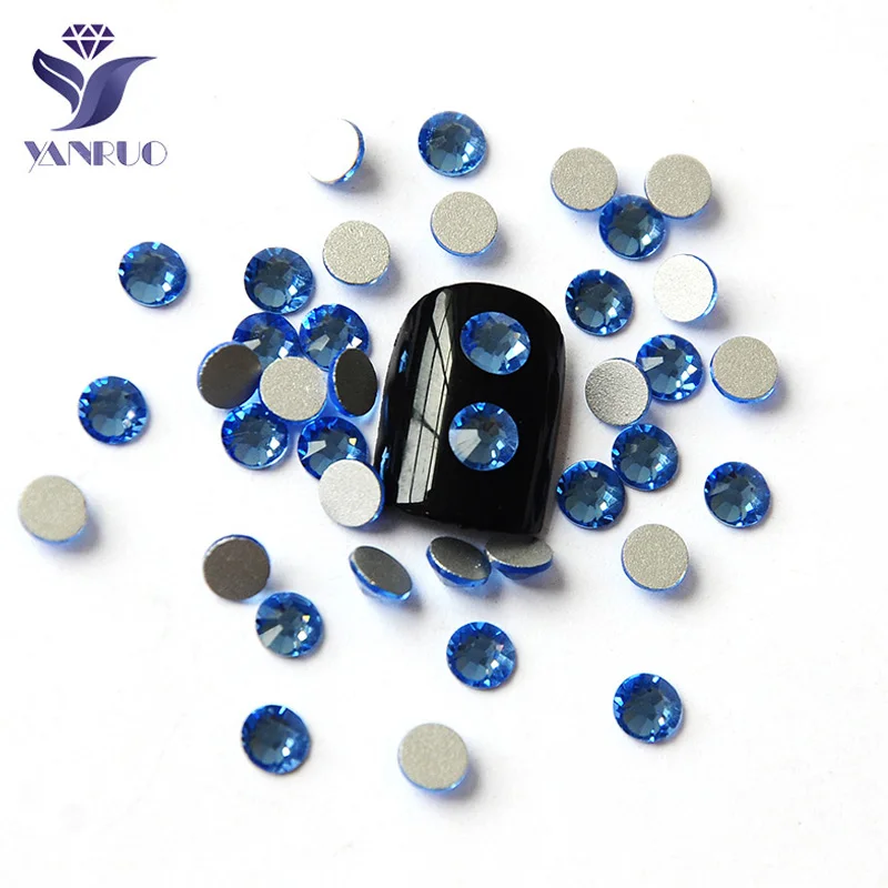 Стеклянный светильник лый сапфир все размеры Кристаллы Стразы без горячей