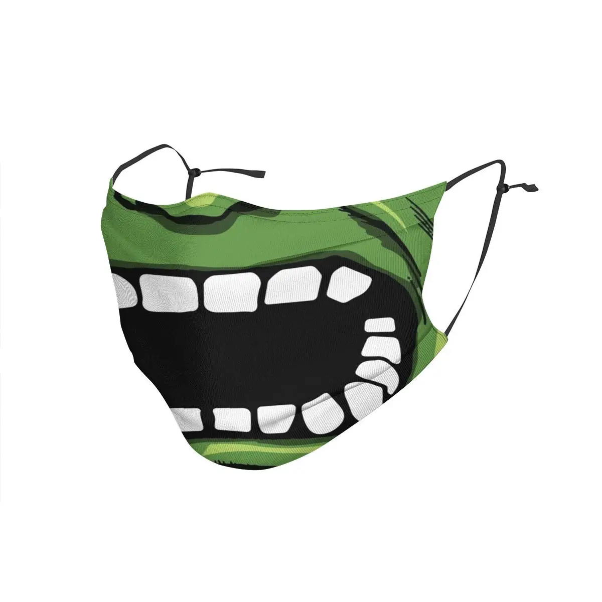 

Green Mask Non Disposable Printed Mouth Face Mask Anti Haze Dust Proof with Filters Winter Protection Cover Muffle for Adult