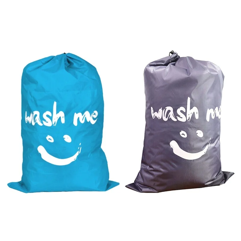 

Nylon smiling face laundry bag, travel storage bag, washing machine, washing machine, shoelace bag.