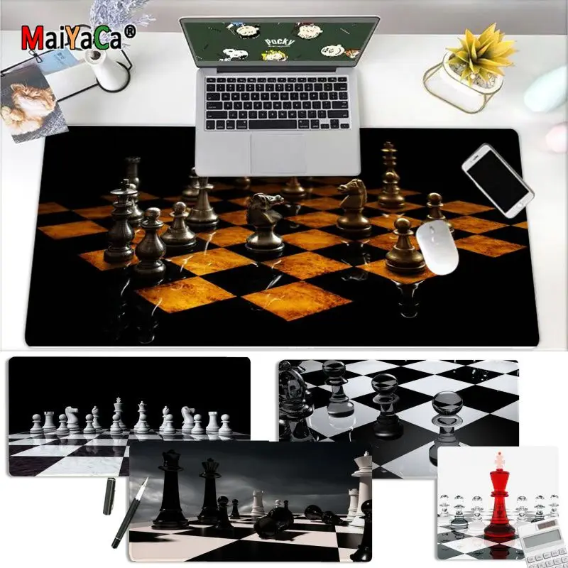 

MaiYaCa винтажные крутые шахматы на заказ игровой коврик для мыши для ноутбука Бесплатная доставка большой коврик для мыши Коврик для клавиату...