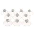 10 шт. 4 см присоска с накатанной головкой присоски Гайка Серьги-гвоздики ниток на окно, стекло, стену крепление мебельных приспособление признак Предъявитель