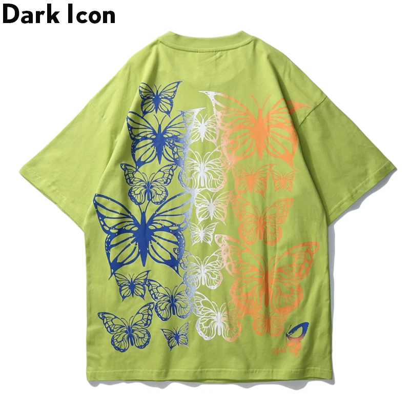 Футболка в стиле хип хоп с алмазной бабочкой Dark Icon мужская и женская футболка на
