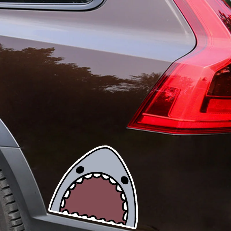 Модная красивая мультяшная акула рот цветная ПВХ Высококачественная