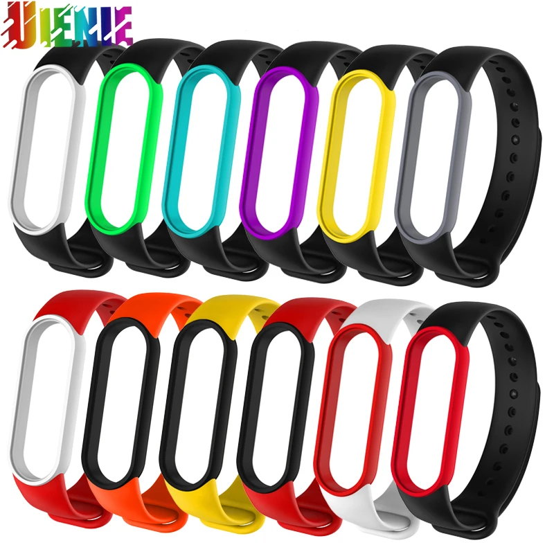 

Strap For Xiaomi Mi Band 5 6 Smart Sport Watch Silicone Wristband Bracelet For Xiaomi Mi Band5 6 Watch Replacement Accessories