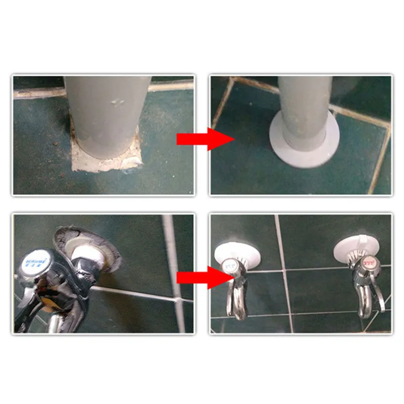 

1pcs Plastic wall hole duct cover shower faucet angle valve Pipe plug decoration cover snap-on Plate kitchen faucet accessories