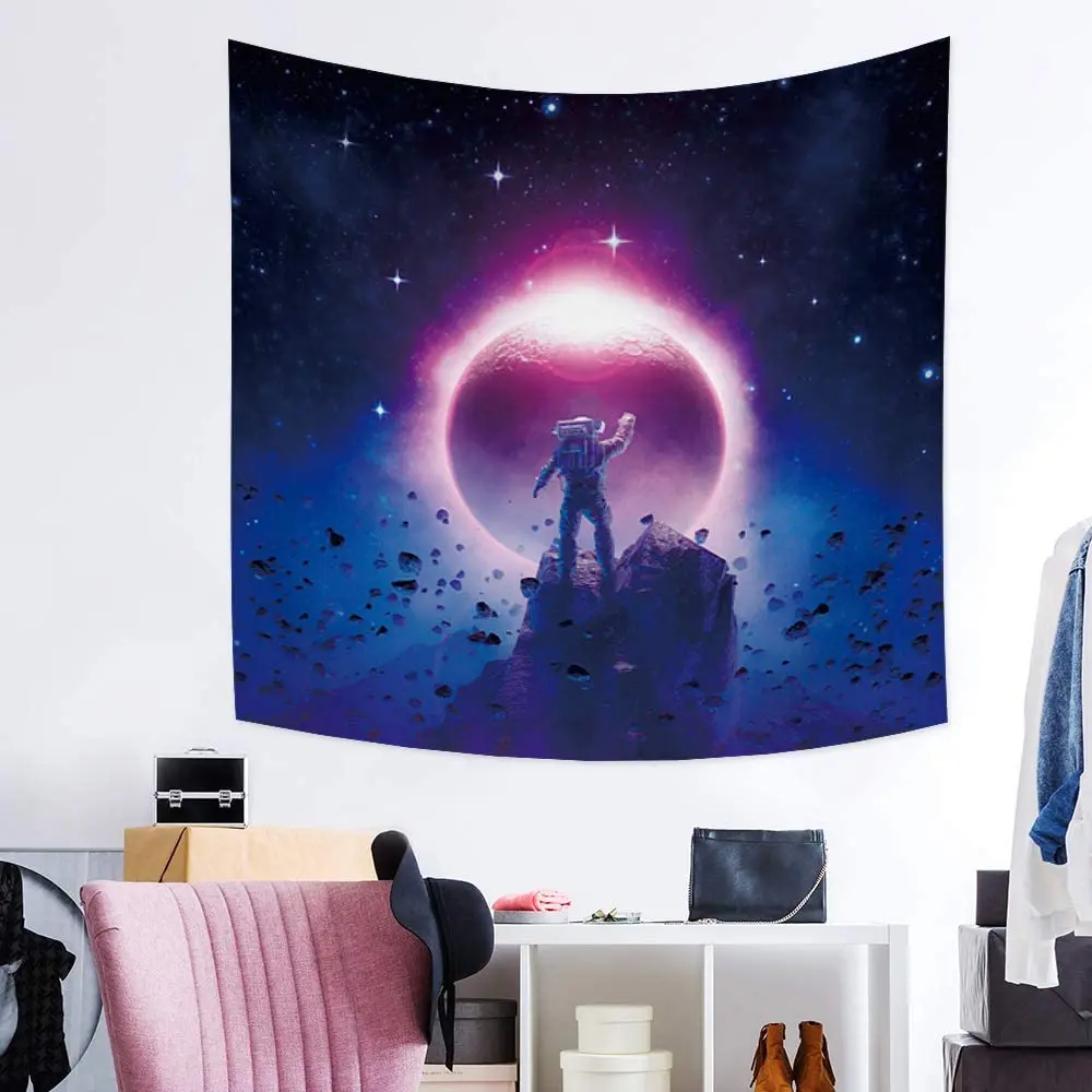Гобелен &quotКосмонавт&quot в виде космонавта сенсорный планеты на котором может