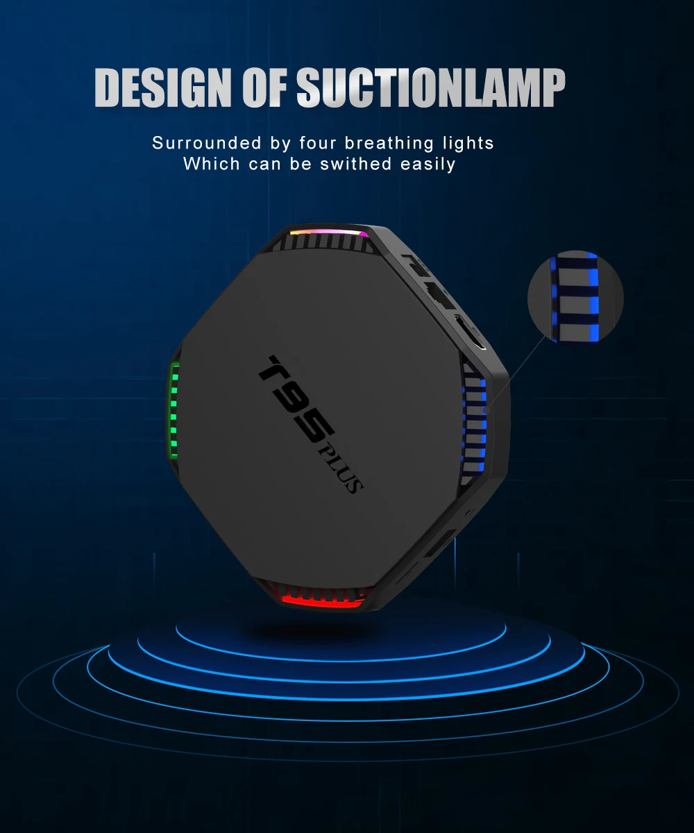 ТВ приставка на Android 11 2021 дюйма T95 Plus RockChip RK3566 8K медиаплеер Ultra HD 5 ГГц Wi Fi Bluetooth