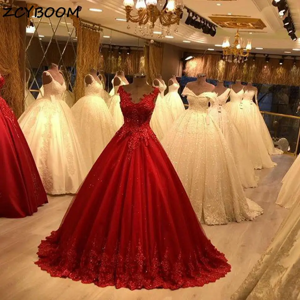 

Red Evening Dresses 2023 Women Formal Party Night A-Line Vestidos De Gala Elegant Appliques Sequins Lace Graduation Prom Gowns
