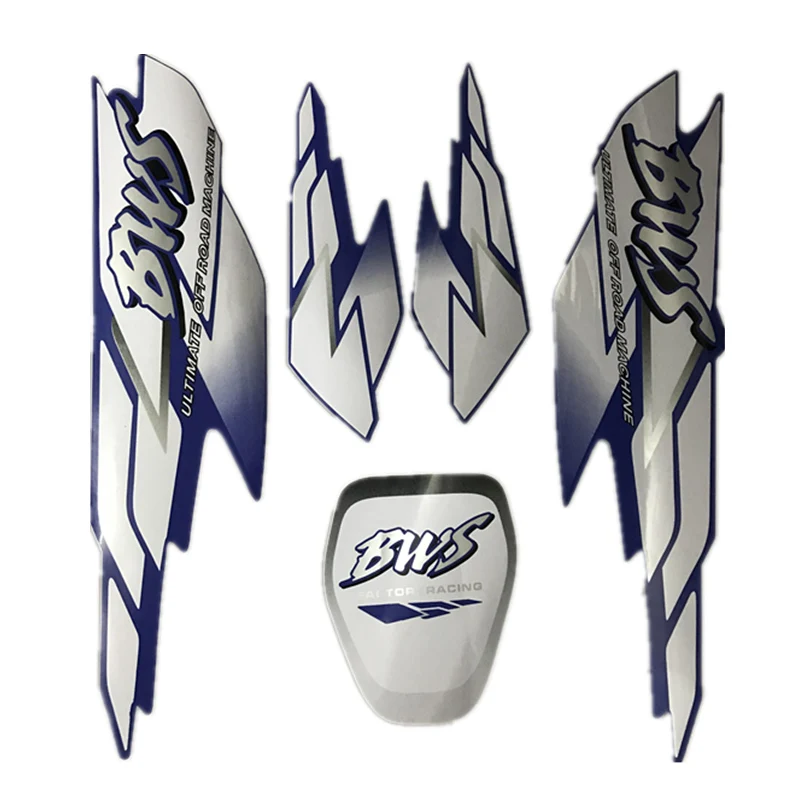 3 цвета клейкие наклейки для тела мотоцикла YAMAHA bms100 с логотипом|stickers colors|motorcycle