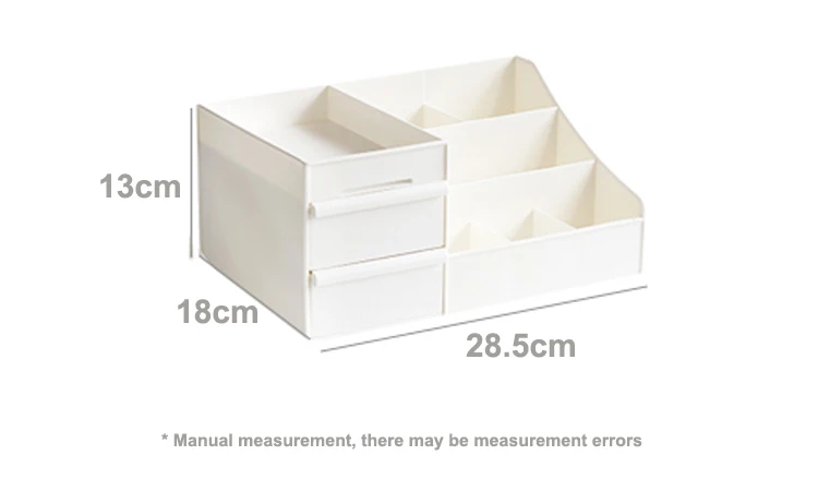 Drawer Makeup Box Cosmetics Organizer Container Bathroom Make Up Organizer Dekstop Office Jewelry Box Plastic Makeup Storage Box