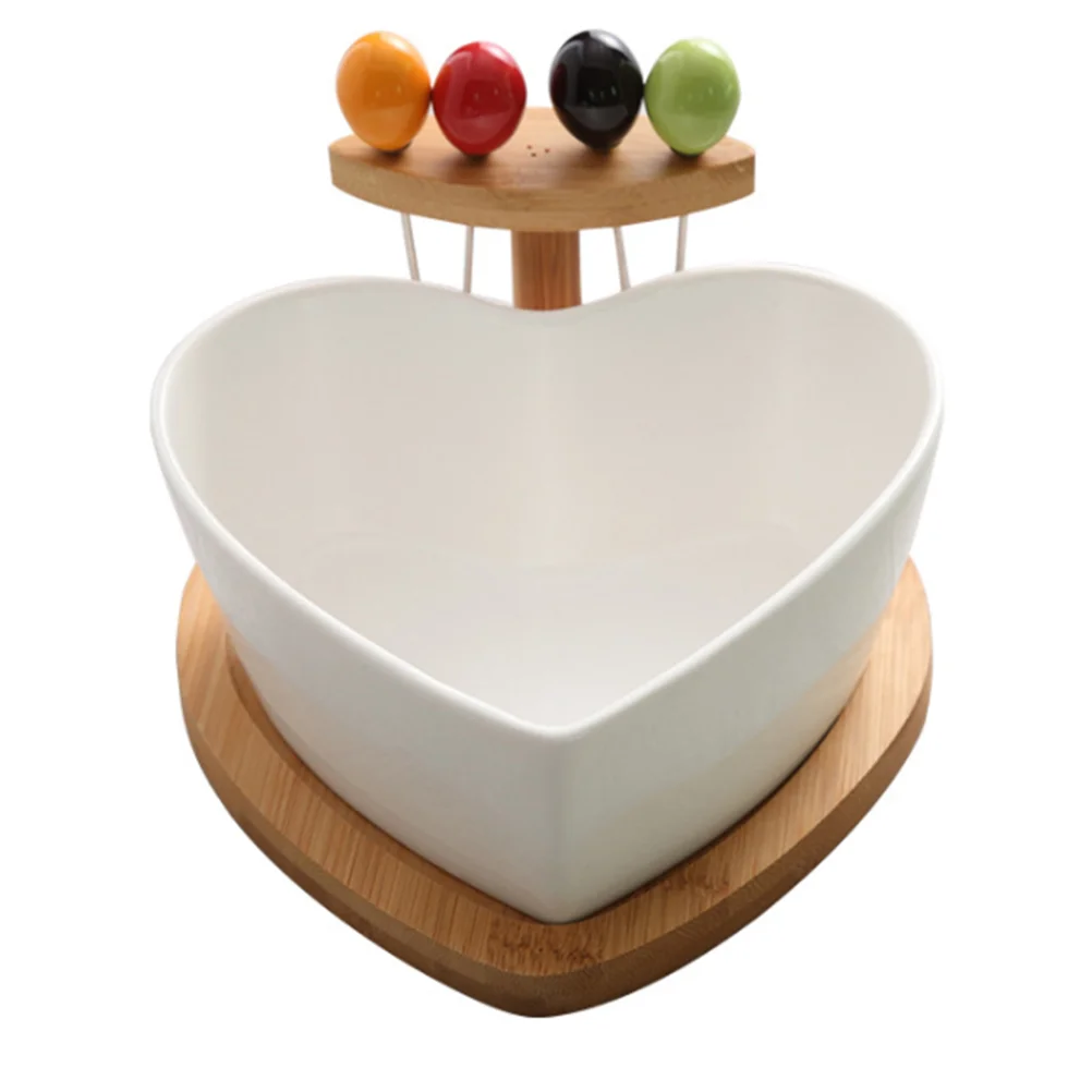 

1 комплект, домашний керамический салатник, искусственная зернистая чаша для салата, дерево