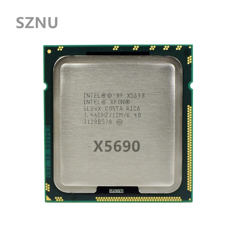 Intel Ксеон X5690 LGA 1366 3 46 ГГц 6.4GT/s 12 МБ 6 Core 1333 МГц SLBVX Процессор процессор|Комплектующие
