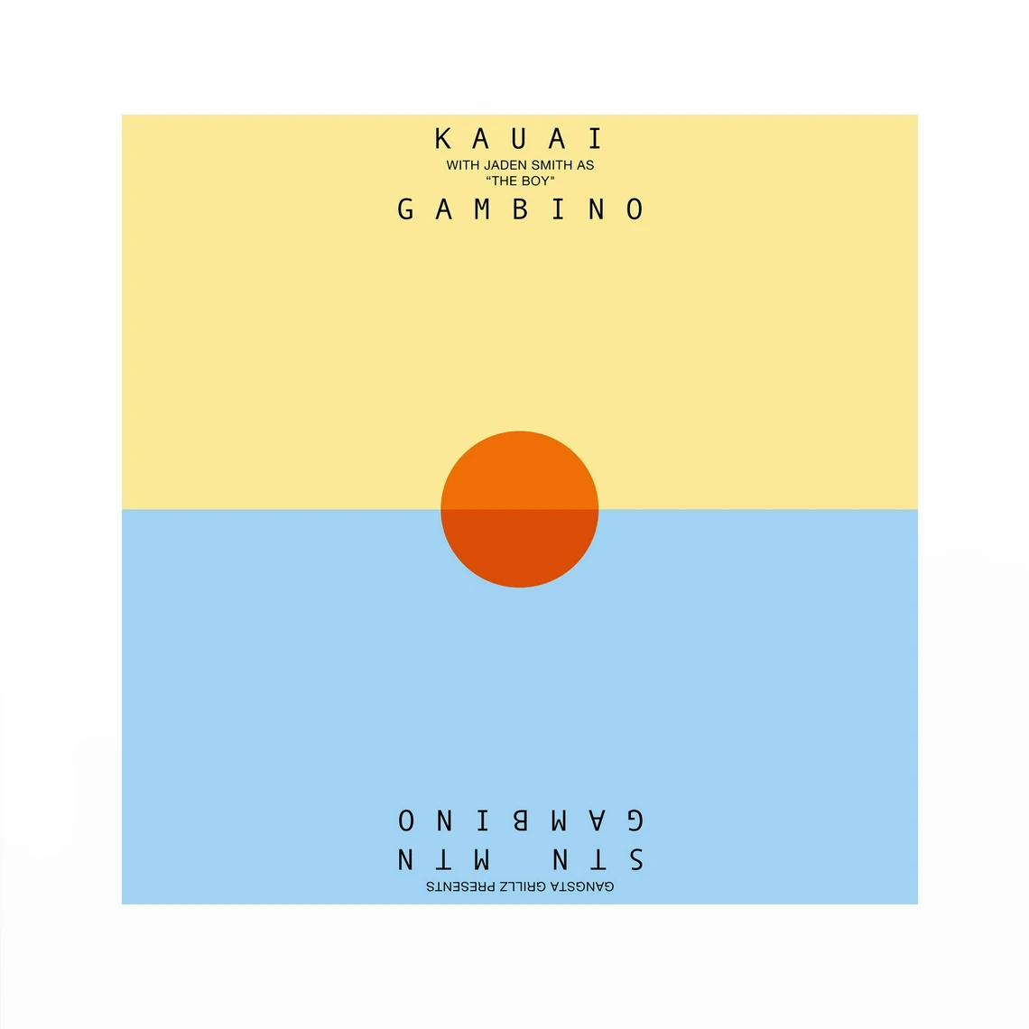 Детский плакат Gambino-кауийский музыкальный альбом Холщовый Рэп звезда