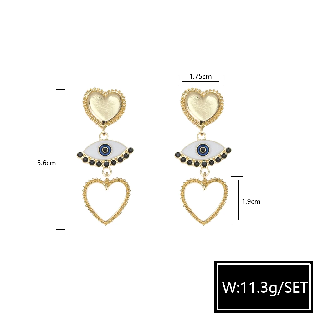 2019 панк эмалированная глазурь дьявол глаз Сердце красные губы сплайсинга кулон