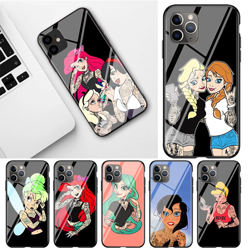 Чехол из закаленного стекла для Apple iPhone 12 11 8 7 6 6S XS XR SE X 2020 Pro Max Mini Plus | Мобильные