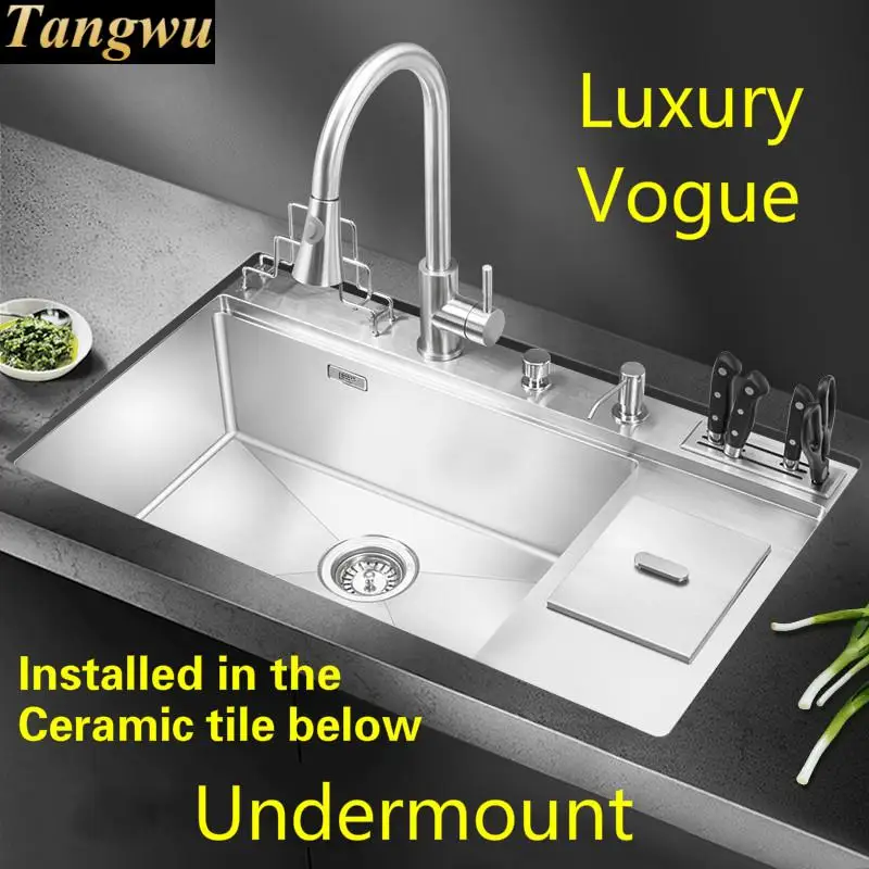 Бесплатная доставка Высококачественная кухонная раковина из нержавеющей стали