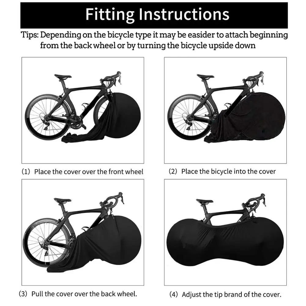 

Anime Forest Spirits Mononoke Chinese characters waterproof covers Outdoor MTB Rain Cover BIKE Bicycle dust cover MTB Biking