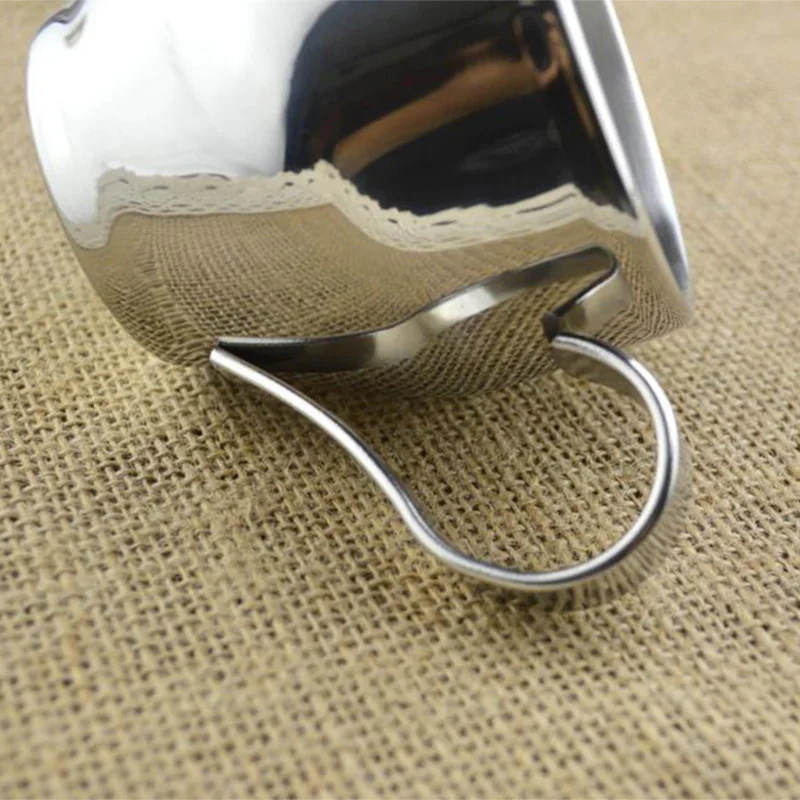 Двойная кофейная чашка Европейская мода нержавеющая сталь термостойкая набор с