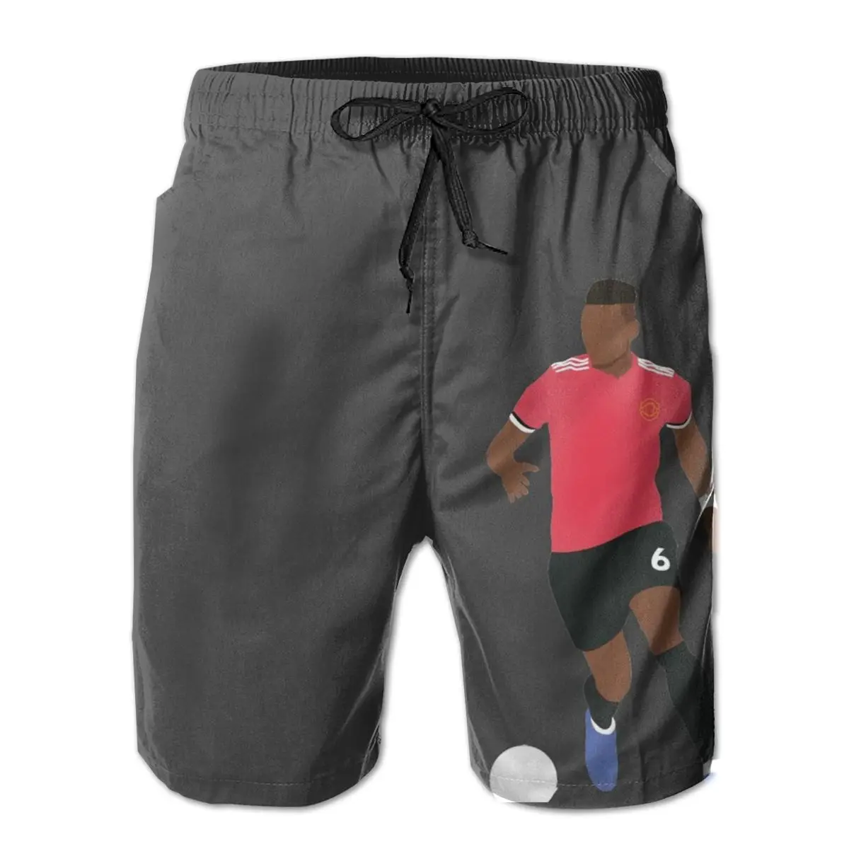 

Men Pants Paul Pogba Man United Football Surfing Beach Board Swim Trunks Sport Quick Dry Mesh Casual Casual Shorts for Adult