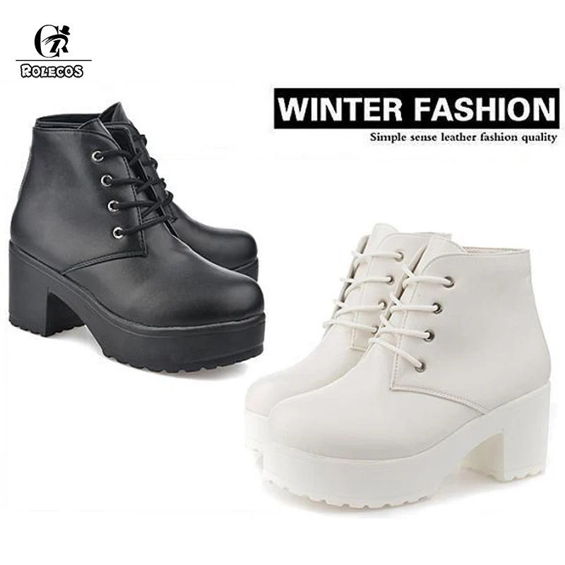 ROLECOS/Обувь для костюмированной вечеринки Цвет белый черный Женская японская