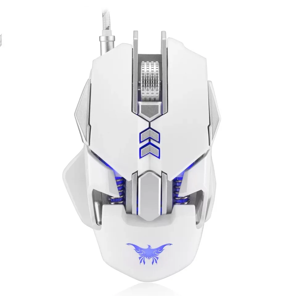 Механическая компьютерная игровая мышь для офиса и дома 7 клавишная линия