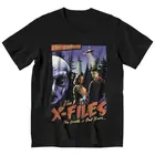 Футболка с изображением персонажа The X Files, жуткий Малдер, Скалли, Дана, Фокс, ТВ, Правда на улице, футболка с коротким рукавом, хлопковая футболка