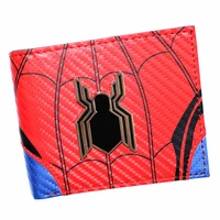spiderman wallet cartoon wallet mens short purse cool design boys wallets with coin pocket