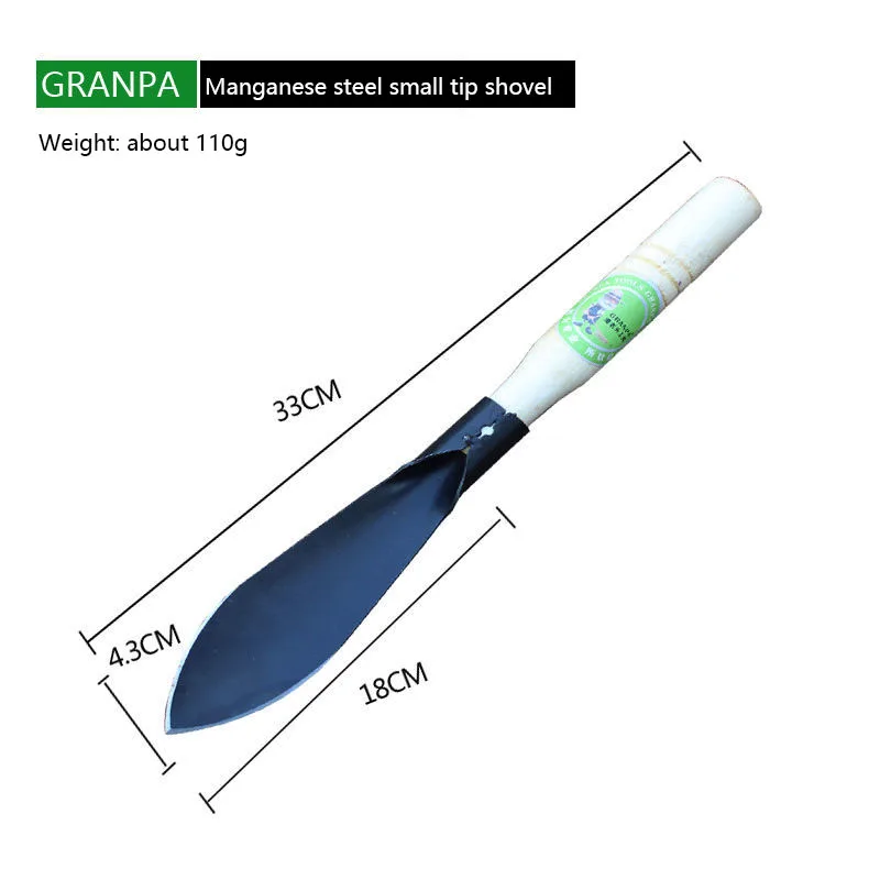 

Small Gardening Bonsai Plant Set Portable Iron Shovel Rake Hoe for Garden and Vegetable Gardens Bonsai Tool Hand Garden Tools