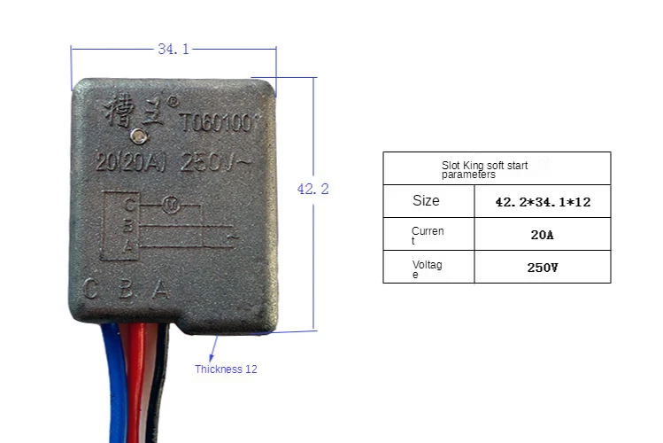 Оригинальные аксессуары для долбежного станка ZR3836 переключатель плавного пуска