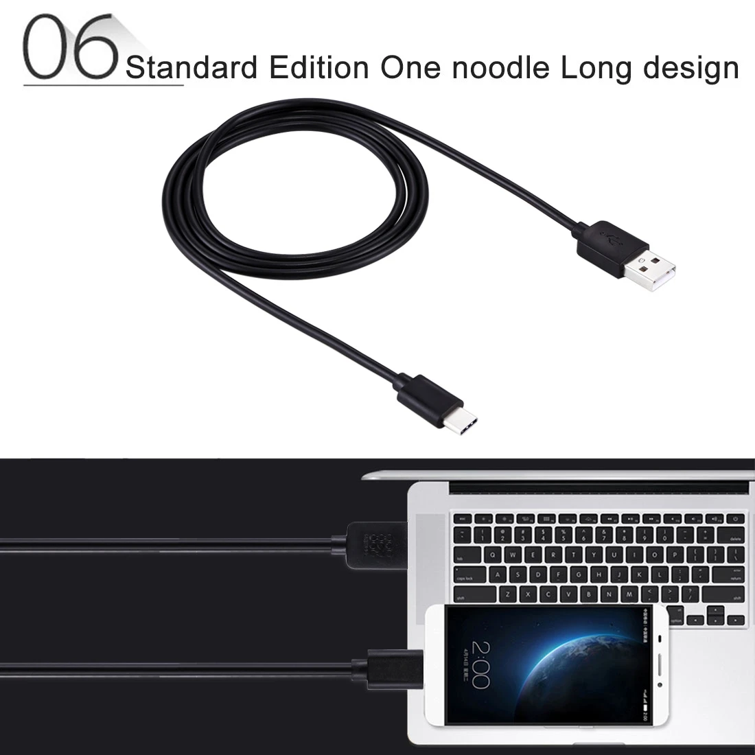 

Fast Charging Cable For Galaxy S8/LG G6/Huawei P10/P10 Plus/Xiaomi Mi 6 & Max 2 and MacBook 12 inch A1534 MacBook Pro 15.4 inch