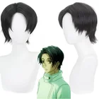 Парик для косплея из аниме джутсу, косплей из коротких черных термостойких синтетических волос, 30 см, Yuta Okkotsu