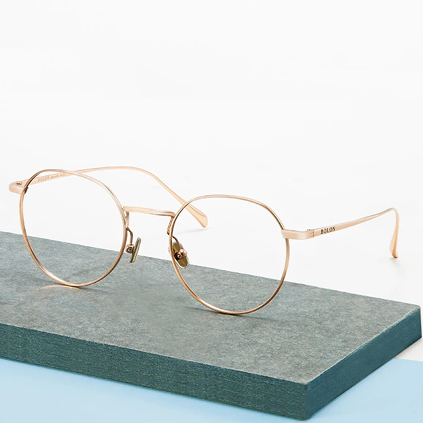 Bolon Eye glass es Frames женские и мужские Оптические роскошные круглые оправы для очков BJ7009 Rx-able