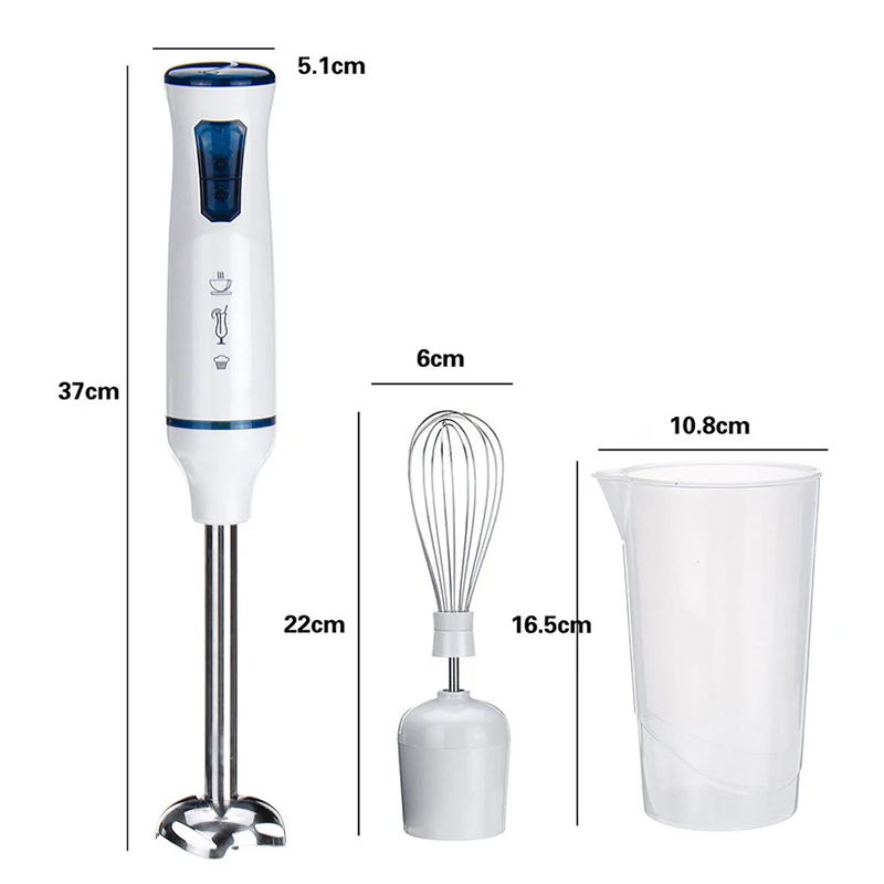 

3 in 1 Electric Blender Fruit Juicer Handheld Egg Beater Juice Mixer Whisk Home Kitchen Tool MJJ88