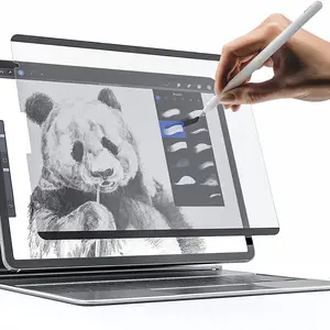 magnetic like paper screen protector for ipad pro 11 10 9 12 9 removable reusable matte protective film for writingdrawing free global shipping