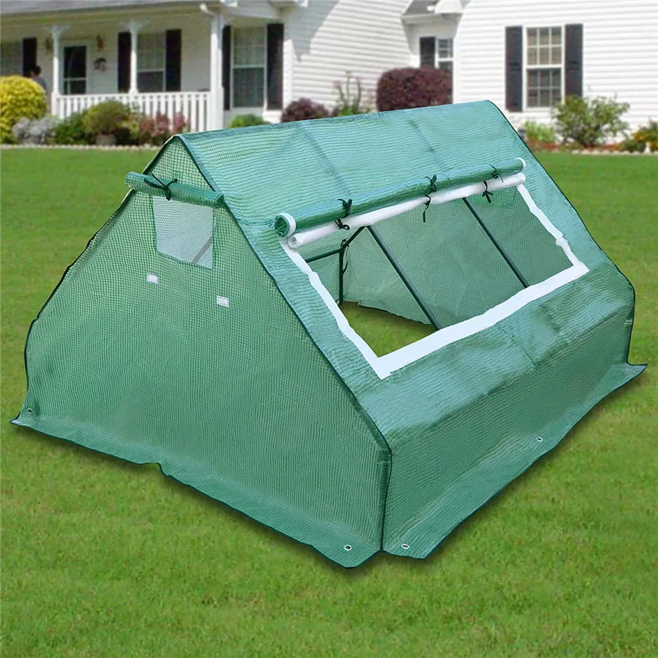 AULAYSED теплица 6'X4. 6'X3. 2 'Садовый дом птица борьба с вредителями прочная защита растений цветы водонепроницаемая изоляция с подставкой