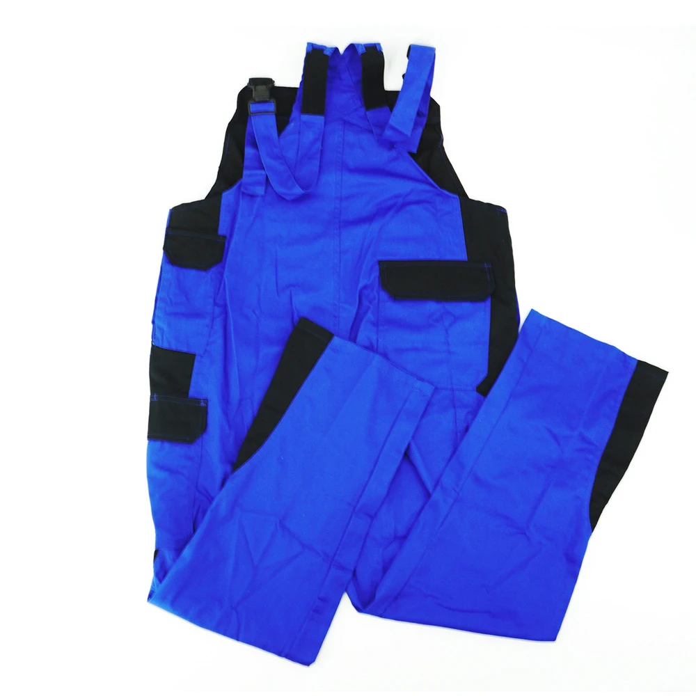 Нижняя цена мужская синяя рабочая одежда комбинезон для карго Комбинезоны