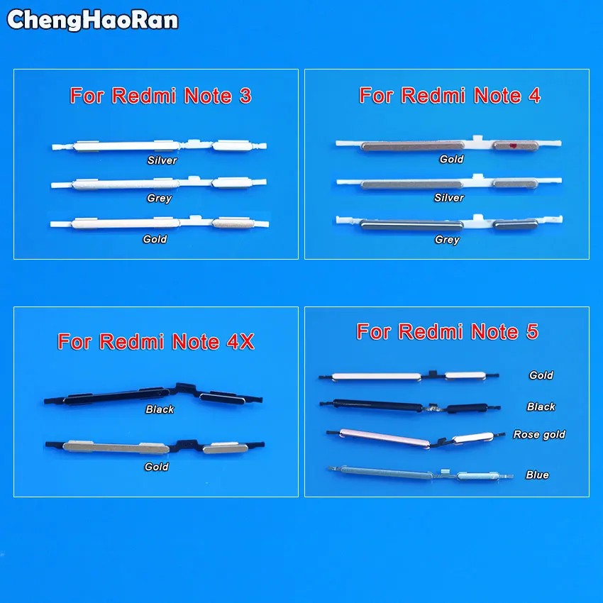 ChengHaoRan кнопка включения/выключения питания + Кнопка громкости набор боковых