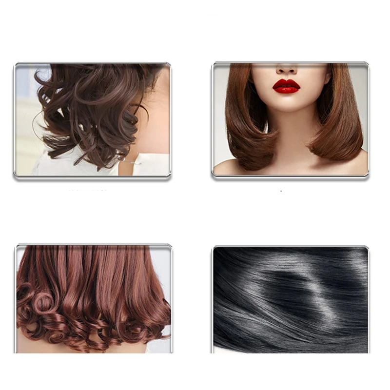 Kemei Электрический Выпрямитель для волос бигуди KM 1982 Профессиональный 2 в 1 утюжок