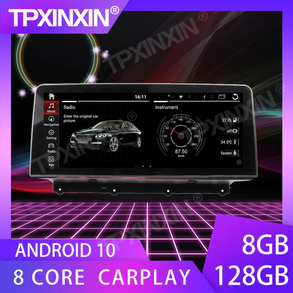 

For BMW X3/X4 2014-2018 NBT 12.3inch GPS HD Touch Screen Radio Car Video Radio Android Radio DVD Player Audio Multimedia