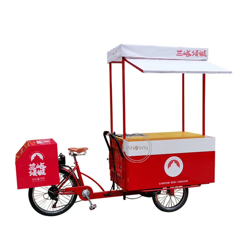 

Электрический грузовой велосипед с педалью, трехколесный велосипед для мороженого, кокосовая вода, киоск для продажи еды, новый дизайн