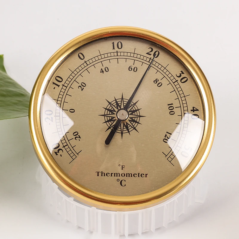Temperature golden Новое качество циферблат традиционная Метеостанция Барометр гигрометр Температура - Цвет: Temperature golden
