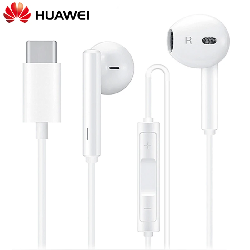 Оригинальные наушники HUAWEI CM33 USB Type C вкладыши с микрофоном гарнитура громкостью