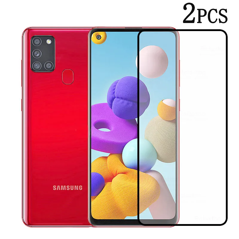 

2Pcs Screen Protector For Samsung Galaxy A21s A 21S 21 S M-A217F Tempered Glass For Samsung GalaxyA21s HD Cover